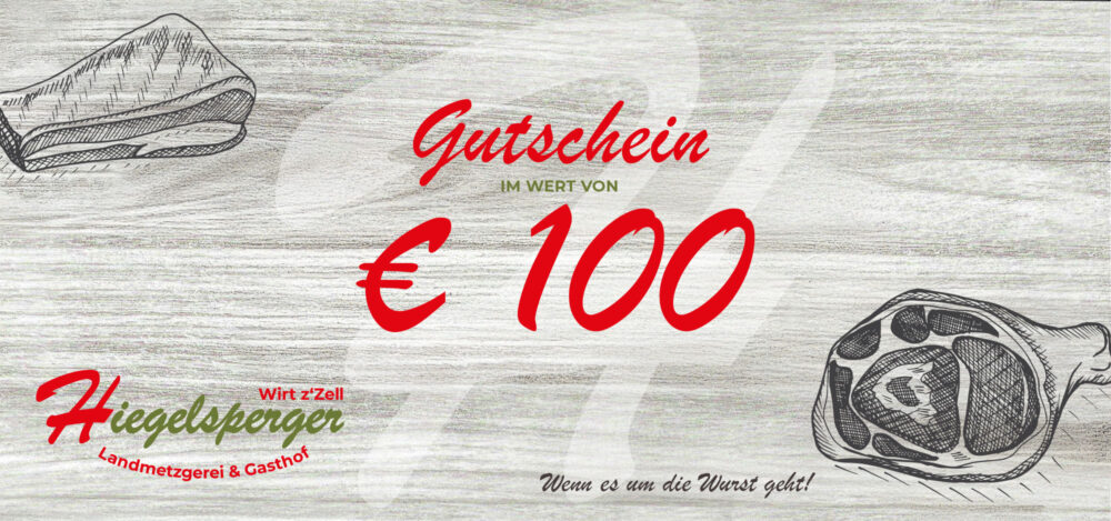 100 Euro Gutschein